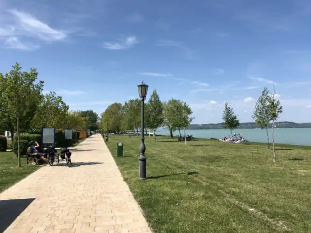 Cycling around Lake Balaton